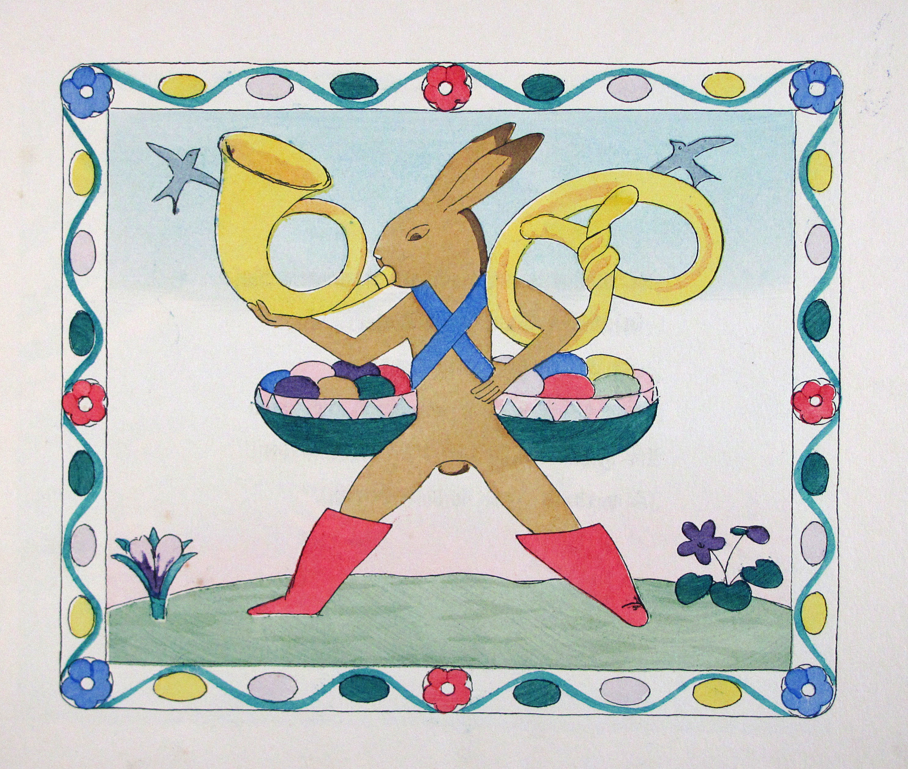 Freyhold, Konrad Ferdinand und Christian Morgenstern, Osterbuch (Hasenbuch).