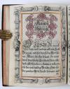 Anonym Andächtige Betrachtungen des gecreuzigten Jesu und seines hohen Leidens aus den Schriften des H. Augustinus vorgestellt. Kalligraphische und illustrierte Handschrift auf Pergament.