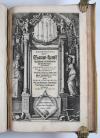 Marolois, Samuel (I.) und Vredeman de Vries, Jan (II.), Sammelband mit den deutschen Ausgaben der Perspectiva (I.) und der Architectura (II.). I.: Perspectiva: Das ist, Kunst des Augenmaß und Absehens eines jeglichen Dings, wie sich solches dem Gesicht in viel Wege praesentieret…