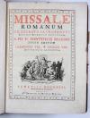 Anonym Missale Romanum ex decreto sacrosancti Concilii Tridentini restitutum, S.Pii V. Pontificis Maximi jussu editum Clementis VIII. &amp; Urbani VIII. auctoritate recognitum.