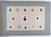 Anonym „Collezione di Monogrammi“ Privates Sammelalbum italienischer Monogramme und Wappen in farbigem Reliefdruck.