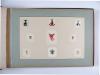Anonym „Collezione di Monogrammi“ Privates Sammelalbum italienischer Monogramme und Wappen in farbigem Reliefdruck.