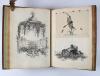 Anonym Scrapbook – „Le Mélange“. Viktorianisches Zeichen- und Klebealbum.