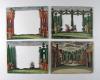 Anonym Perspektivtheater von Martin Engelbrecht, auch Kulissenbild oder Diorama genannt.– Garten-Tanzfest.