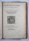 Ortelius, Abraham, Parergon, sive Veteris Geographiae aliquot Tabulae. Zusammen mit: Nomenclator Ptolemaicus.