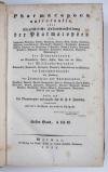 Jourdan, A.J.L., Pharmacopoea universalis, oder übersichtliche Zusammenstellung der Pharmacopöen. Zweite, nach der Pharmacopée universelle…bearb. und mit Zusätzen verm. Ausgabe.
