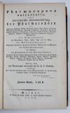 Jourdan, A.J.L., Pharmacopoea universalis, oder übersichtliche Zusammenstellung der Pharmacopöen. Zweite, nach der Pharmacopée universelle…bearb. und mit Zusätzen verm. Ausgabe.