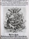 Krauss, Johann Ulrich und Johanna Sybilla, Tapisseries du Roy, ou sont representez les quatre elemens et les quatre saisons. Königliche Französische Tapezereyen oder überaus schöne Sinn-Bilder in welchen die vier Elemente samt den vier Jahr-Zeiten… vorgestellet werden.