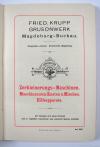 Krupp Grusonwerk. Magdeburg-Buckau. Zerkleinerungsmaschinen. Maschinen zum Kneten und Mischen. Hilfsapparate.